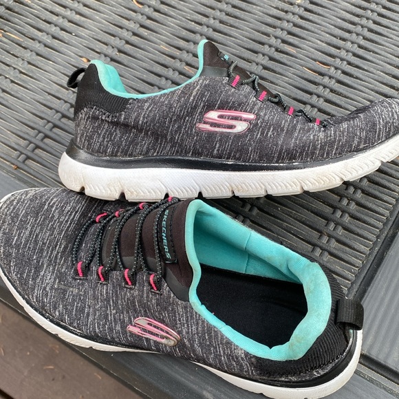 Skechers, girls running shoe, size 6.5, slip-one, - Picture 7 of 12